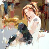 figurative painting woman Josef Kote 3