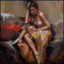 woman painting by emilia wilk 0