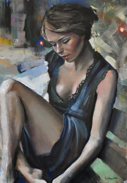 woman painting by emilia wilk 6