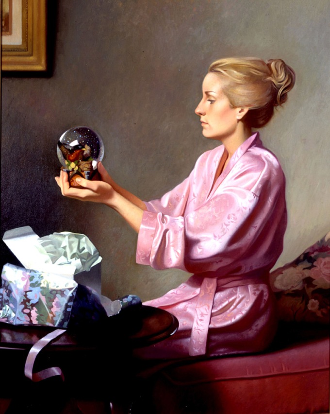 Gift woman painting Kirk Richards